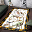 Dinosaur Lover Rectangle Rug, Floor Mat Carpet, Rug For Living Room, For Bedroom