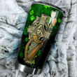 Customized Your Name Ireland Coat Of Arms With Celtic Cross Stainless Steel Tumbler, Insulated Tumbler, Custom Travel Tumbler, Tumbler Coffee Mug, Insulated Coffee Cup