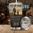 Father &amp; Son Hunting Partner For Life Stainless Steel Tumbler, Insulated Tumbler, Custom Travel Tumbler, Tumbler Coffee Mug, Insulated Coffee Cup