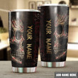 Skull Art Stainless Steel Tumbler, Insulated Tumbler, Custom Travel Tumbler, Tumbler Coffee Mug, Insulated Coffee Cup
