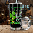 Happy St Patrick's Day Stainless Steel Tumbler, Insulated Tumbler, Custom Travel Tumbler, Tumbler Coffee Mug, Insulated Coffee Cup