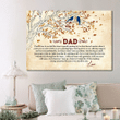 Best Gift For Father's Day, Dad Canvas, Dear Dad I Know How It Can Feel Like Time Is Quickly Passing By Autumn Canvas - spreadstores