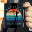 Archer Just A Girl Who Loves Archery Hunting Mug - spreadstores