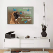 Boxer Canvas, When You Believe Beyond What Your Eyes Can See, Dog And Butterflies Canvas - spreadstores