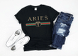 Aries Shirt, Aries Zodiac Sign, Astrology Birthday Shirt, Gift For Her, Aries Birth Gift Unisex T-Shirt - spreadstores