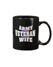 Army Veteran Proud Wife American Flag Pride Gift Mug - spreadstores