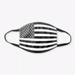 American Flag - Black & White Face Cover - spreadstores