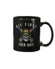 Army Motivational - Die First Then Quit Military Veteran Mug - spreadstores