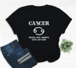 Cancer T-Shirt, Cancer Birth Sign, Zodiac Birthday Gift Cancer Zodiac Birthday Shirt, Birthday Gift Unisex T-Shirt - spreadstores