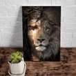 Christian Canvas, Jesus Lion Canvas, Gifts For Christian Canvas, The Lion Of Judah Canvas - spreadstores