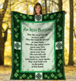 An Irish Blessing May The Road Rise Up To Meet You, Patrick's Day Fleece Blanket - spreadstores