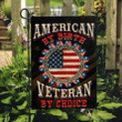 American By Birth Veteran By Choice Flag - spreadstores