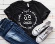 Cancer T-Shirt, Cancer Birth Sign, Cancer Creative Loyal Birthday Shirt, Birthday Gift Unisex T-Shirt - spreadstores