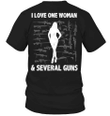 Dad Shirt, Gun T-Shirt, I Love One Woman & Several Guns T-Shirt KM1406 - spreadstores