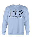 Faith Hope Love, Gift For Lover Crewneck Sweatshirt - Spreadstores
