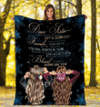 Dear Sister Together We Have Shared Our Joy And Sorrows Sherpa Blanket - Spreadstores