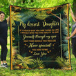 Daughter Blanket, Gifts For Daughter, To My Dearest Daughter, How Special You Are To Me Quilt Blanket - Spreadstores