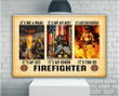 Firefighter It's My Life, It's My Honor, It's For Us Matte Canvas - Spreadstores