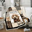 Every Meal You Make Every Bite You Take I'll Be Watching You Golden Doodle Dog Fleece Blanket - Spreadstores