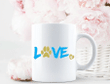 Dog Lover Coffee Mug, Love Paw Mugs, Animal Lover Cup, Love Dog Mug, Funny Dog Love Mug, Cute Coffee Mug - Spreadstores