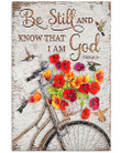 Easter Gift Ideas, Be Still Know That I Am God, Flowers And Birds Canvas, Easter's Day Wall Art Home Decor - Spreadstores