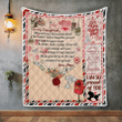 Daughter Quilt, Gifts For Daughter, To My Daughter, Whenever You Feel Overwhelmed Airmail Quilt Blanket - Spreadstores