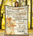 Daughter Blanket To My Daughter If Fate Whisper To You Mom Crown Lion Fleece Blanket, Gift For Daughter - Spreadstores