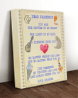 Dear Grandson You Are The Rhythm Of My Heart The Light Of My Soul Sweet, Gift For Grandson From Grandma Canvas - Spreadstores