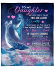 Daughter Blanket, To My Daughter Never Feel That You Are Alone Dolphin Fleece Blanket - Spreadstores