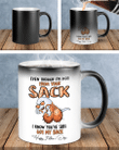 Funny Fathers Day Mug, Gifts For Dad, Even Though I'm Not From Your Sack Color Changing Mug - Spreadstores
