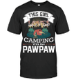 Father's Day Gift, Gift For Grandpa, This Girl Loves Camping With Her Papaw T-Shirt - Spreadstores