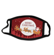 Flying Sleigh Polyblend Face Cover - Spreadstores