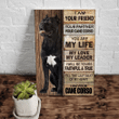 Dog Canvas, I Am Your Friend, Your Partner, You Are My Life, I Will Be Yours Faithful, Cane Corso Dog Canvas - Spreadstores