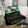 Gift For Grandson - To My Grandson - The Wonderful Person You Are - Grandma Gift To Grandson - Dinosaur Fleece Blanket - Spreadstores