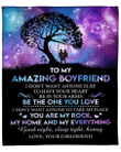 Gift For Boyfriend, To My Amazing Boyfriend I Don't Want Anyone Else Fleece Blanket, Valentine's Day Gift Ideas - Spreadstores