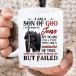 I Am A Son Of God I Was Born In June My Scars Tell A Story They Are A Reminder Of Time Mug - Spreadstores