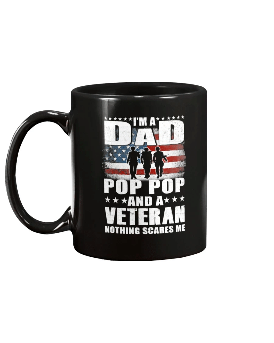 I Am A Dad A Pop Pop And A Veteran Mug - Spreadstores