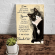 I Am Your Friend, Your Partner, Your Tuxedo Cat Matte Canvas - Spreadstores