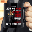 I Am A Son Of God, I Was Born In January Mug - Spreadstores