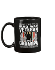 I Have Two Titles Iraq Veteran And Grandpa Proud Papa Gifts Mug - Spreadstores