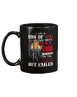 I Am A Son Of God, I Was Born In May Mug - Spreadstores
