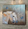 Horse Canvas, Motivation Quotes Canvas, Be Still And Know That I Am Wall Art Anniversary Gift Home Decor Canvas - Spreadstores
