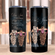 Gifts For Sister, Custom Name Tumbler, Dear Sister Together We Have Shared Our Joy And Sorrows Skinny Tumbler - Spreadstores