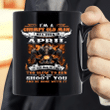 I'm A Grumpy Old Man I Was Born In April I'll Just Shoot You And Be Done With It Veteran Mug, Birthday's Gift Ideas - Spreadstores