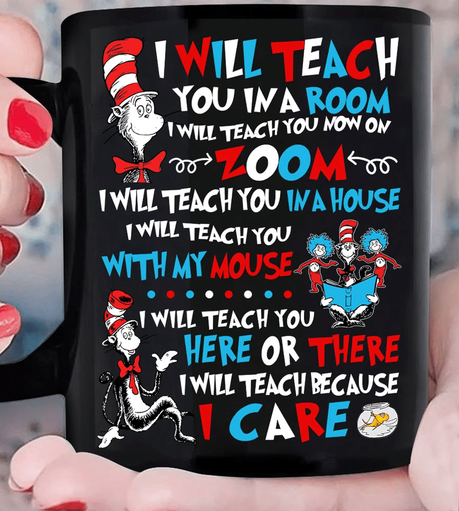 I Will Teach You In A Room Teacher Appreciation Mug - Spreadstores