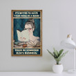 Love Reading Books Wall Art Canvas It's Better To Have Your Nose In A Book Than In Someone Else's Business Canvas - Spreadstores