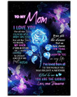 Mom Canvas, Best Gift For Mother's Day, To My Mom I Love You For All Times Flowers Canvas, Lovely Gift For Mom - Spreadstores