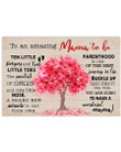 Mom Canvas, Mother's Day Gift For Mom, To An Amazing Mama To Be, Gift From Daughter Canvas - Spreadstores