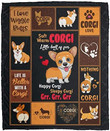 Soft Corgi Warm Corgi Little Ball Dog Fleece Blanket - Spreadstores