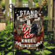Stand For The Flag Kneel For The Cross Flag - Spreadstores